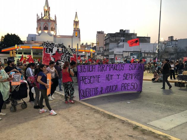 FOTO: Marcha contra el "gatillo fácil" en Buenos Aires.