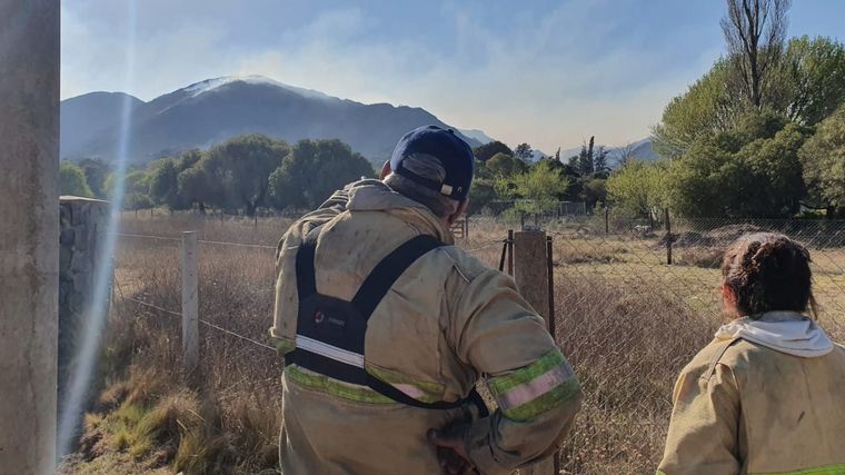 FOTO: Incendio en Valle de Punilla