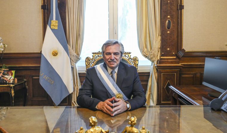 FOTO: Alberto Fernández, presidente de la Nación.