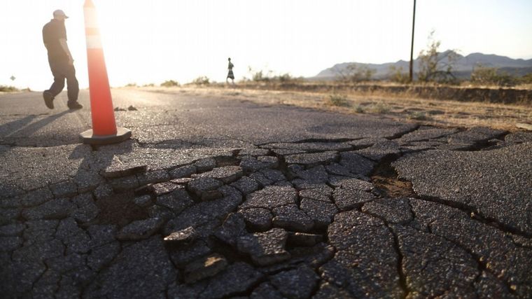 FOTO: Terremoto en California.