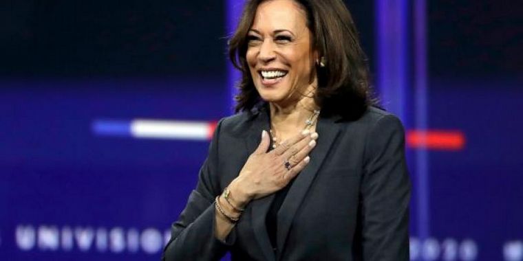 FOTO: Kamala Harris, vice y precandidata demócrata.