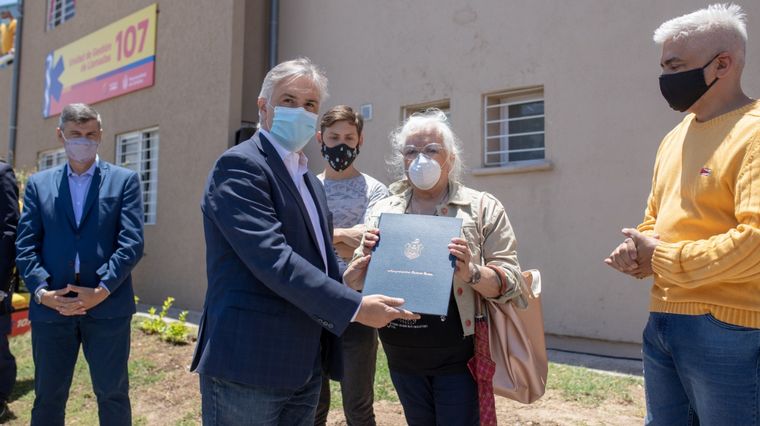 FOTO: El intendente recordó a los empleados fallecidos. 