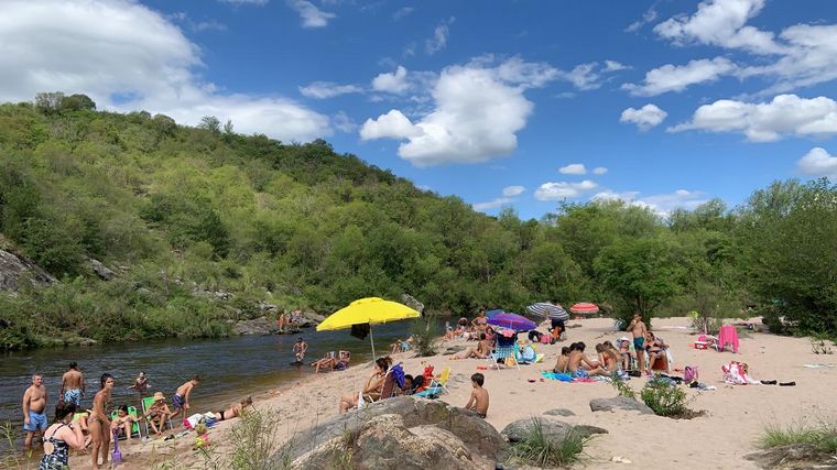 FOTO: El turismo se reactiva en el balneario Tala Huasi