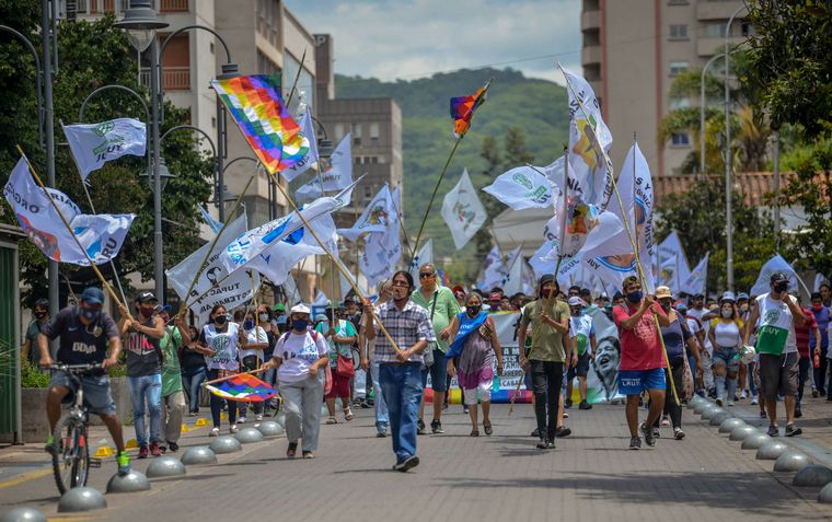 FOTO: Movilización en Jujuy y Buenos Aires para pedir por la libertad de Milagro Sala.