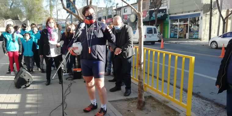 FOTO: El Cruce por la Educación llegó a Río Ceballos, a la escuela Mariano Fragueiro