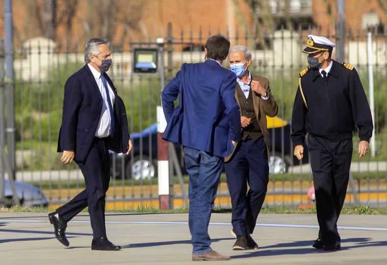 FOTO: Aníbal Fernández participó de la reunión en Casa Rosada.