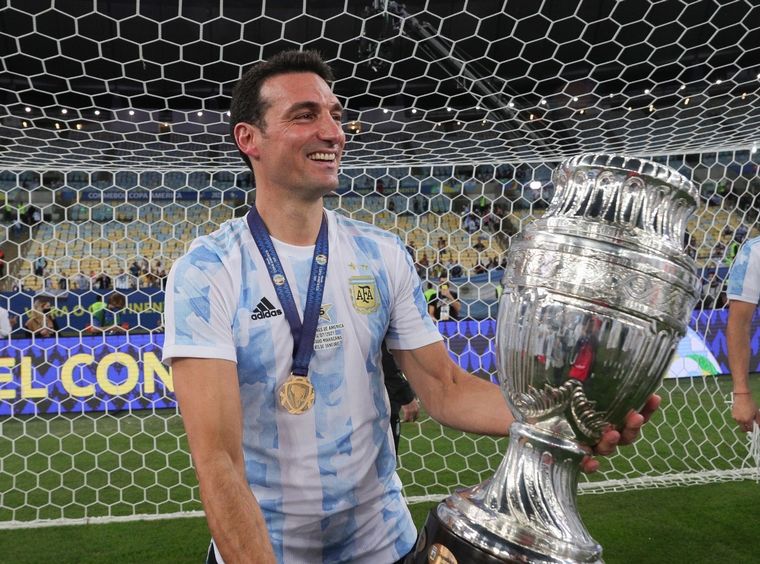 FOTO: Lionel Scaloni no será el mejor DT el mundo.