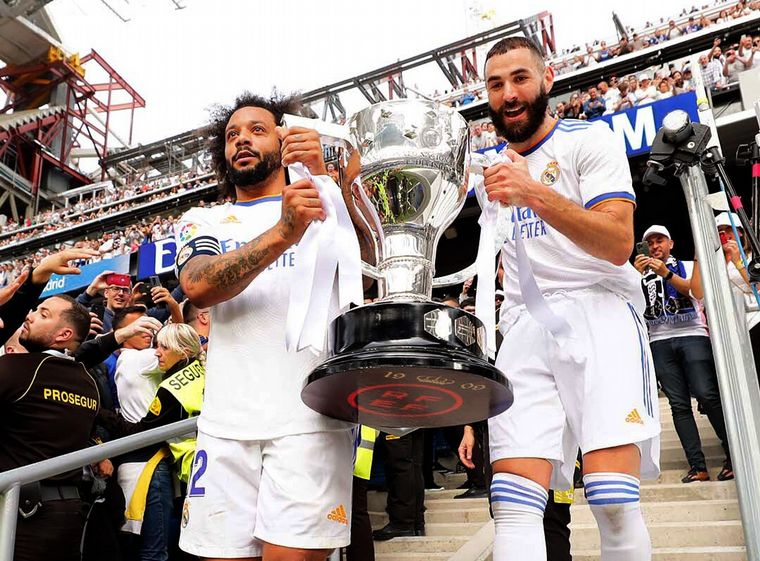 FOTO: El Real Madrid goleó a Espanyol 4-0 y se consagró campeón de la Liga de España