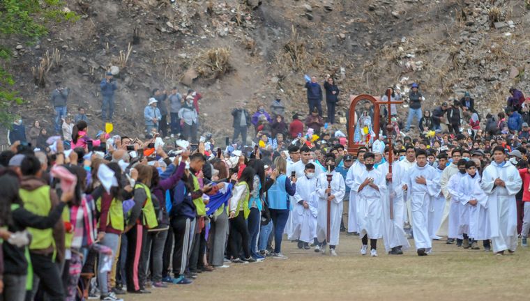 FOTO: Comienza la peregrinación al santuario de la Virgen de Río Blanco en Jujuy