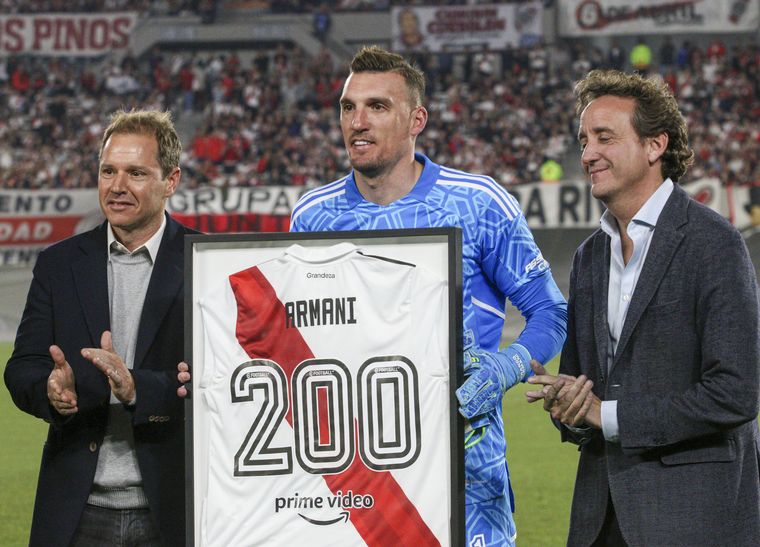 FOTO: Franco Armani cumplió 200 partidos en 