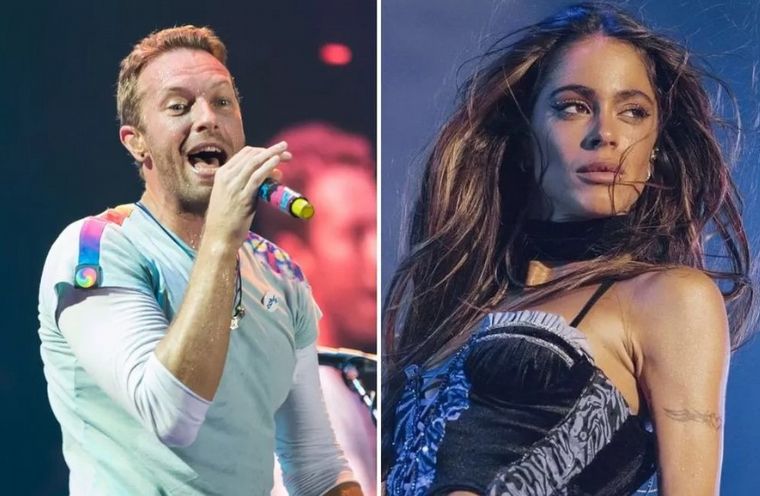 FOTO: Coldplay en la Argentina: Tini Stoessel fue la invitada sorpresa de noche