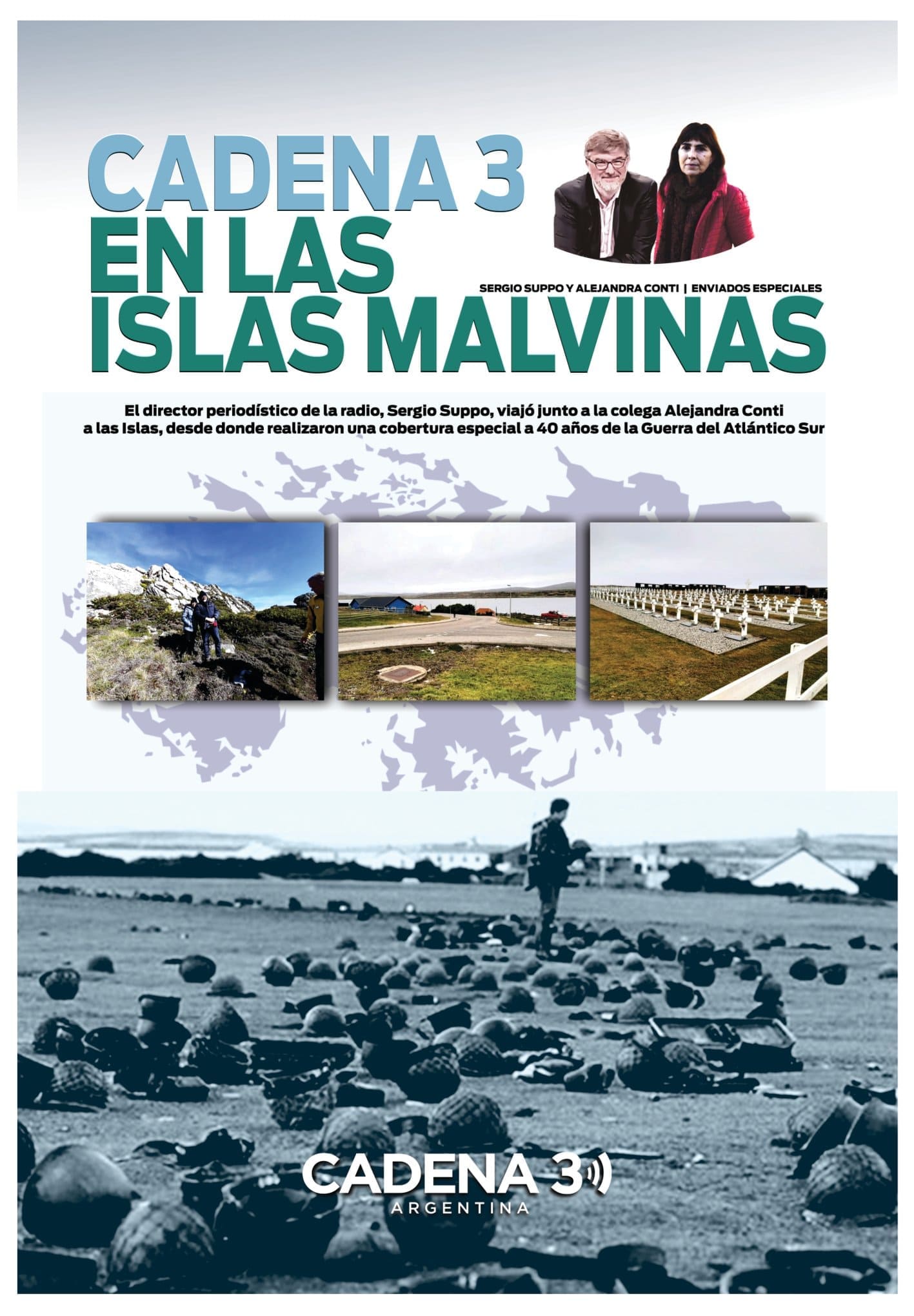 Cadena 3 en las Islas Malvinas