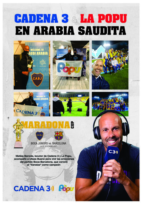 Cadena 3 y La Popu en Araba Saudita