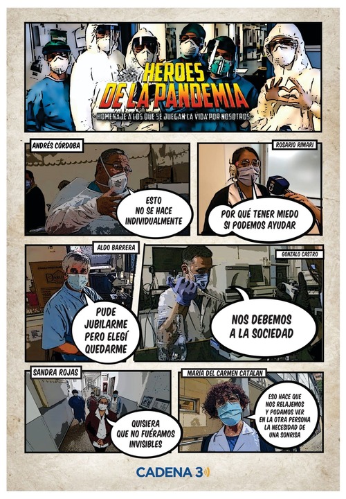 Héroes de la pandemia